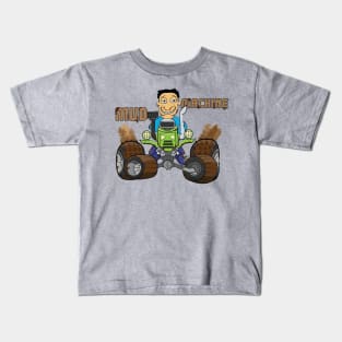 Mud Machine Off Road Truck Tractor Kids T-Shirt
